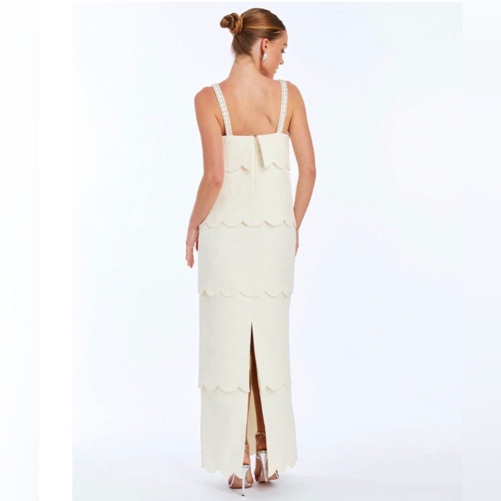 NWT! Mestiza New York Citrine Convertible Gown in Ivory Size 4 - Picture 6 of 15